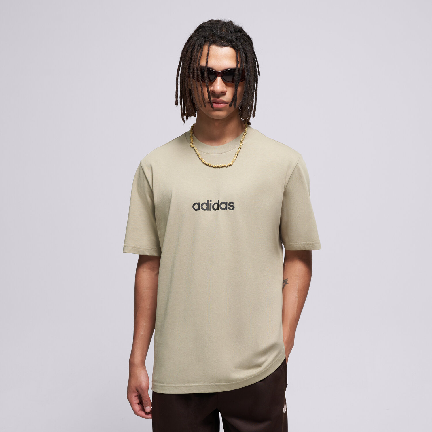 Herren T-Shirt ADIDAS T-SHIRT M LIN SJ T KC0885 Beige