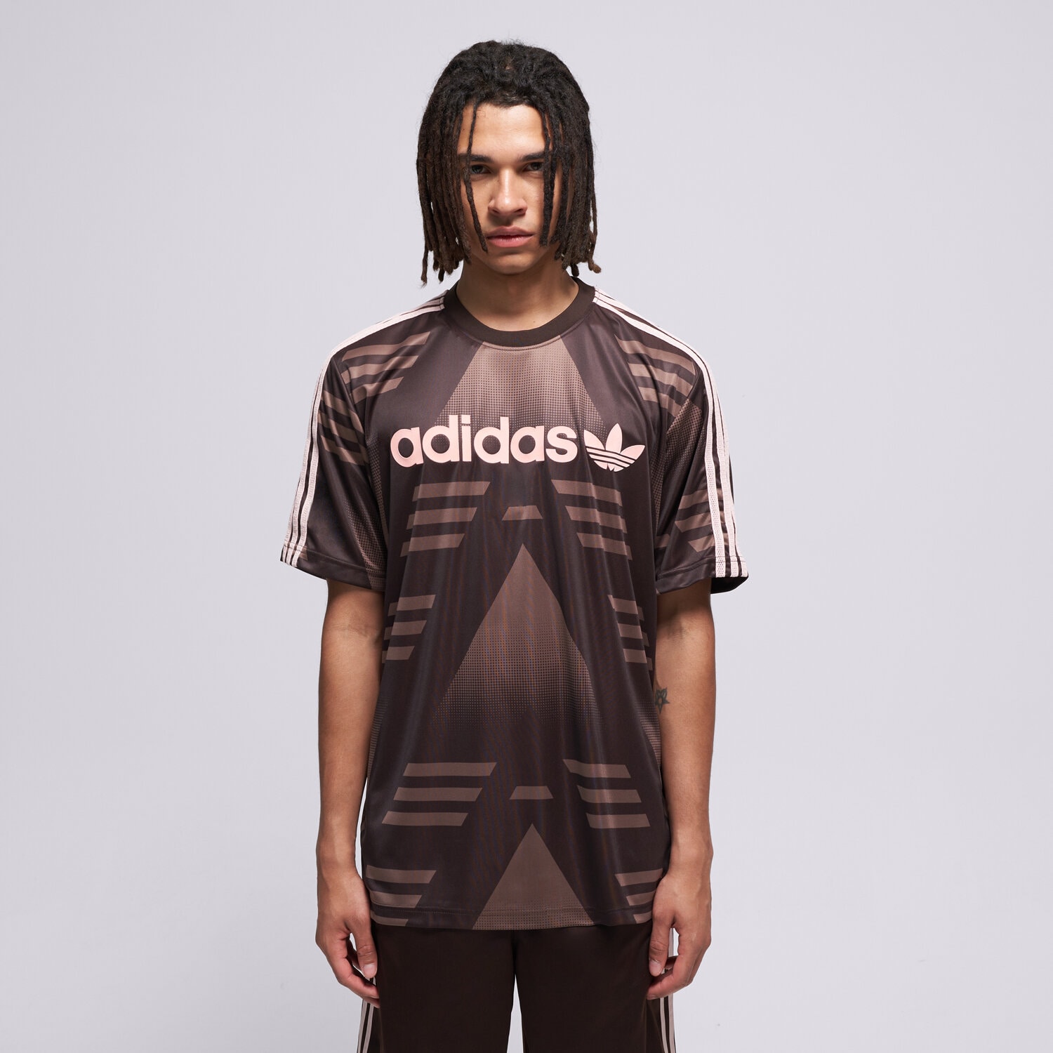 Herren T-Shirt ADIDAS T-SHIRT SPONSORED JSY KC6429 Braun