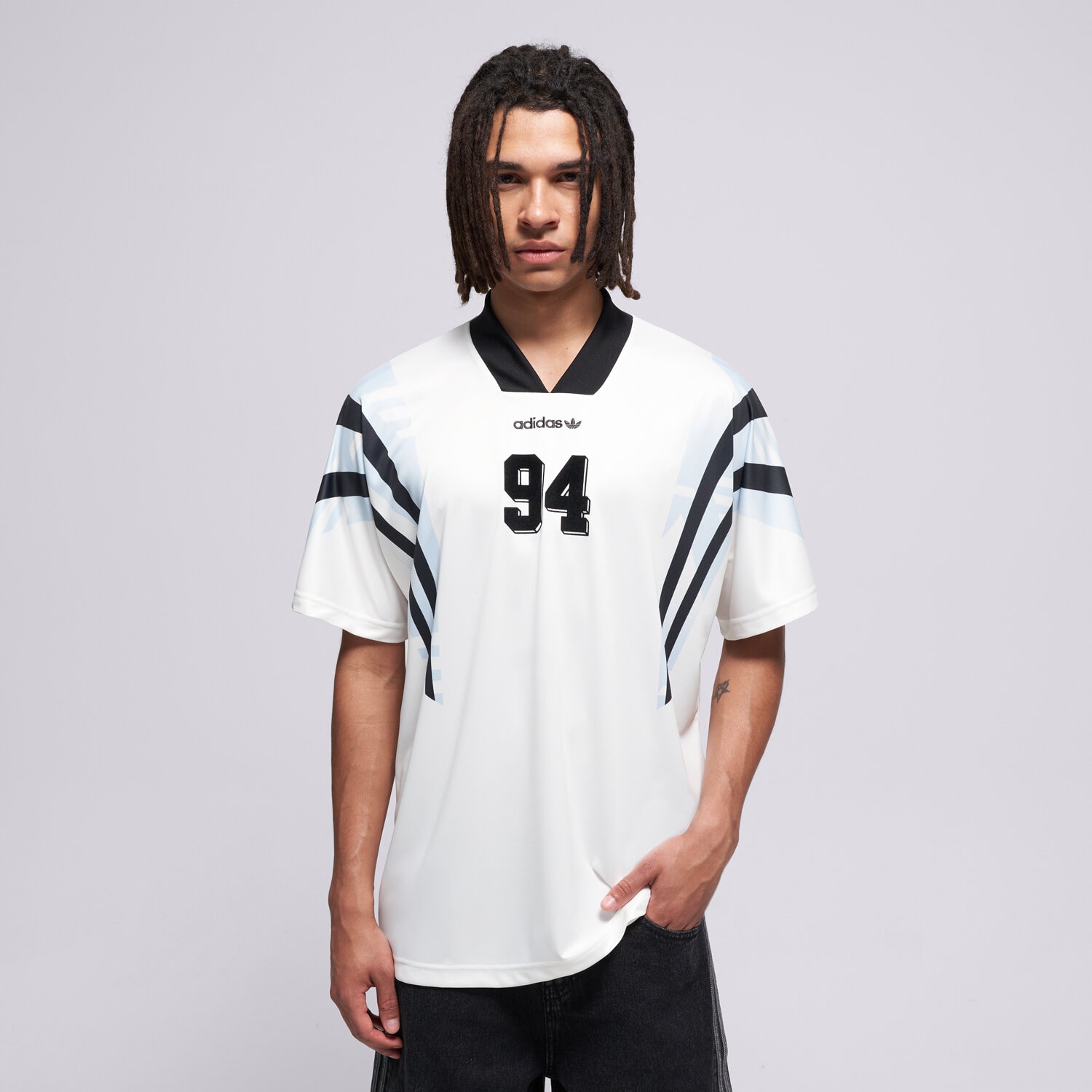 Herren T-Shirt ADIDAS T-SHIRT SANTIAGO JSY KE2154 Weiß