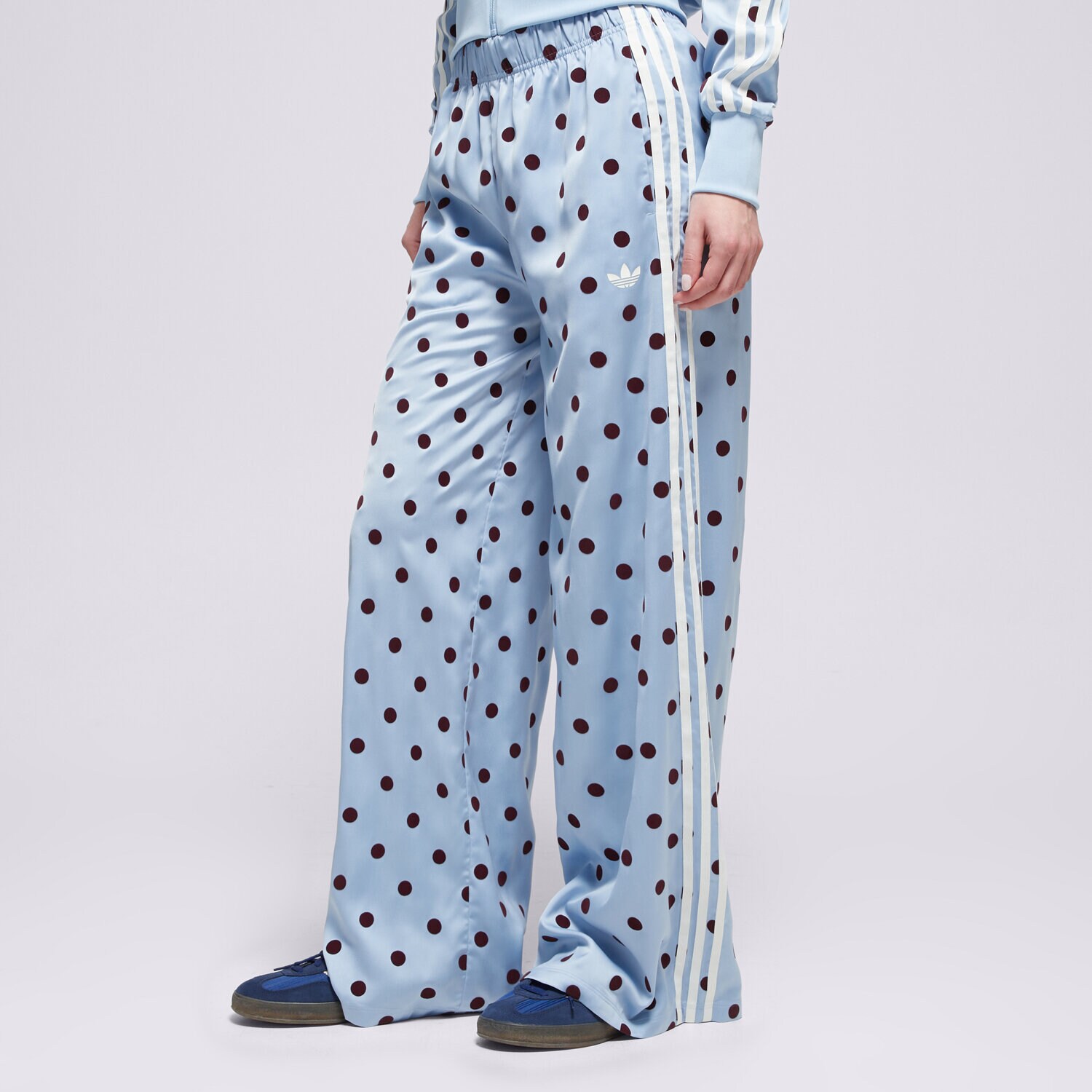 Damen Hosen ADIDAS HOSE WIDE LEG PANTS KV1170 Blau