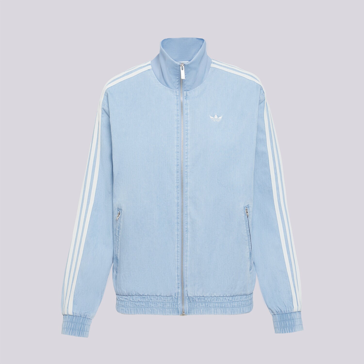 Damen ADIDAS SWEATSHIRT MIT REIßVERSCHLUSS DENIM FB TT KW8757 Blau