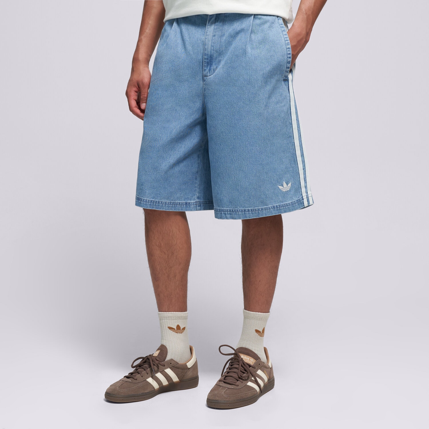 Herren Shorts ADIDAS SHORTS DENIM KX1192 Blau