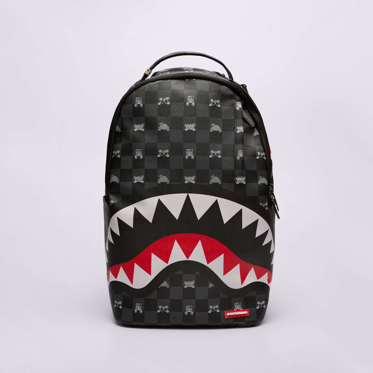 Damen Rucksack SPRAYGROUND RUCKSACK PEEKING CHARACTER CHECK GREY BACKPACK 910B8872NSZ Multicolor
