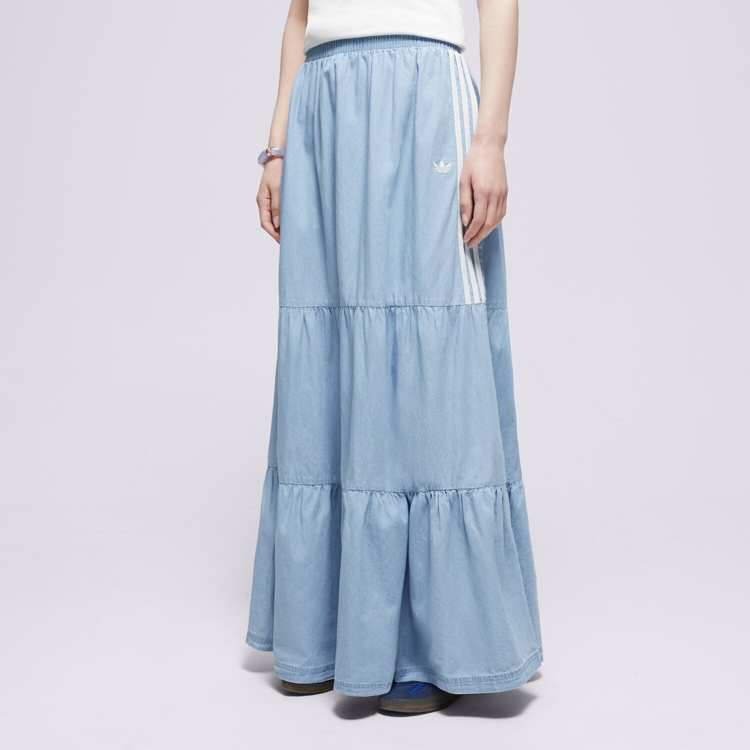 Damen Rock ADIDAS ROCK DENIM SKIRT KY8113 Blau
