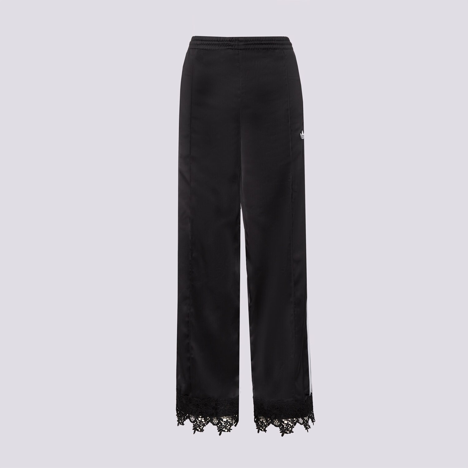Damen Hosen ADIDAS HOSE SATIN LACE TRACK PANTS LOOSE FIREBIRD LD1806 Schwarz
