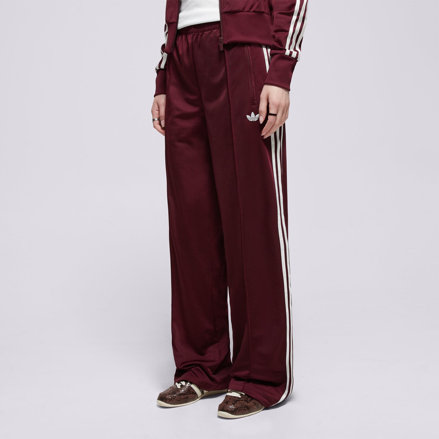 Damen Hosen ADIDAS HOSE FIREBIRD TP KZ2509 Dunkelrot