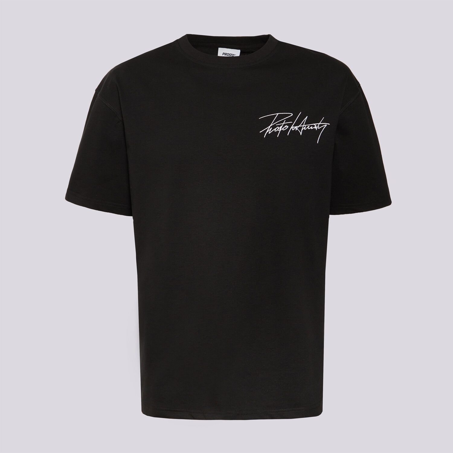Herren T-Shirt PROSTO T-SHIRT CLUB BLACK KL261MTEE1202 Schwarz