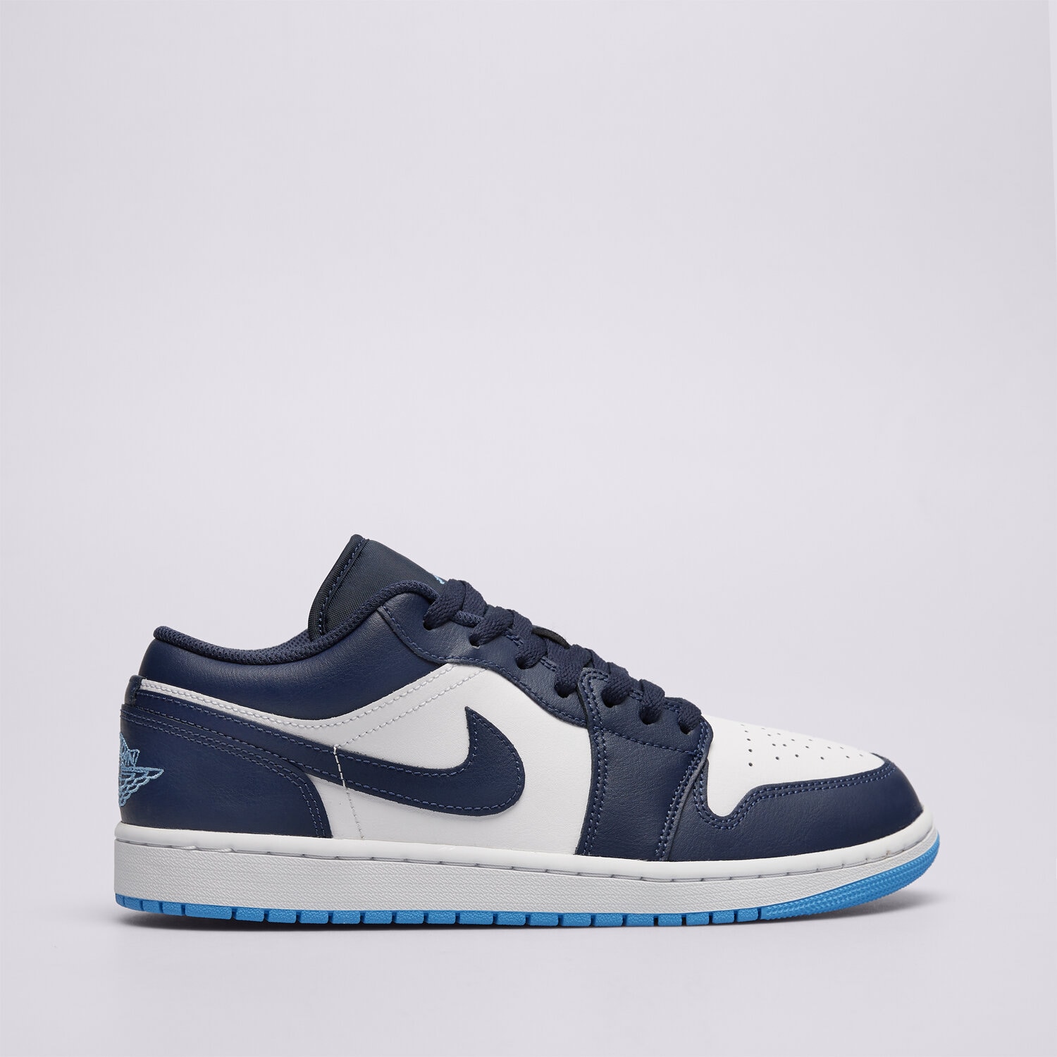 Herren Sneaker AIR JORDAN 1 LOW  553558-404 Dunkelblau