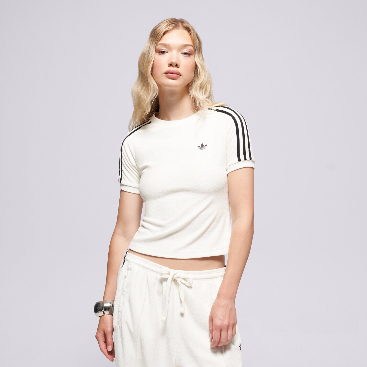 Damen T-Shirt ADIDAS T-SHIRT CALI KD1411 Beige