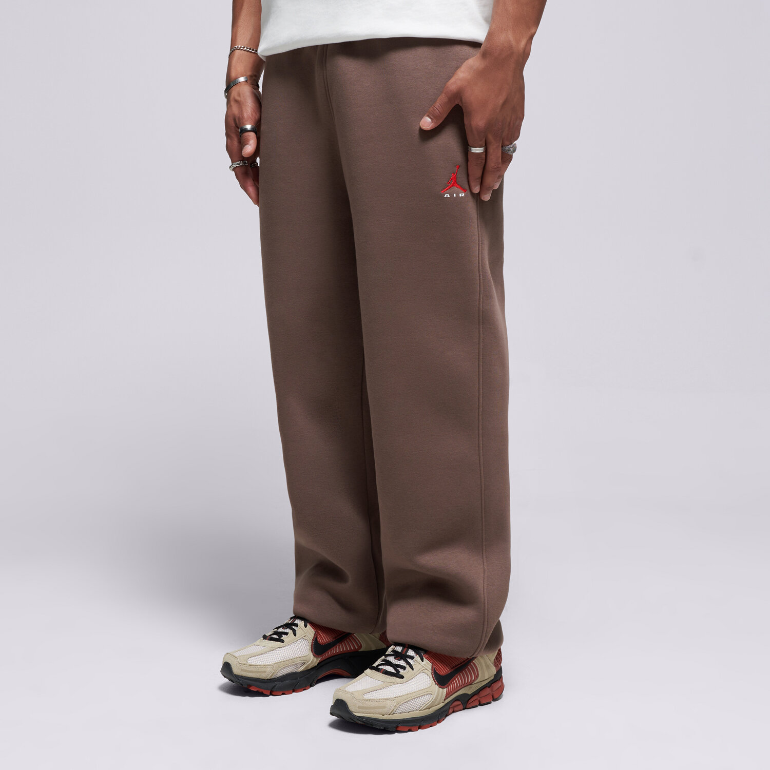 Herren Hosen JORDAN HOSE M J BRK ST FLC CUFF PANT BB IM8906-274 Braun