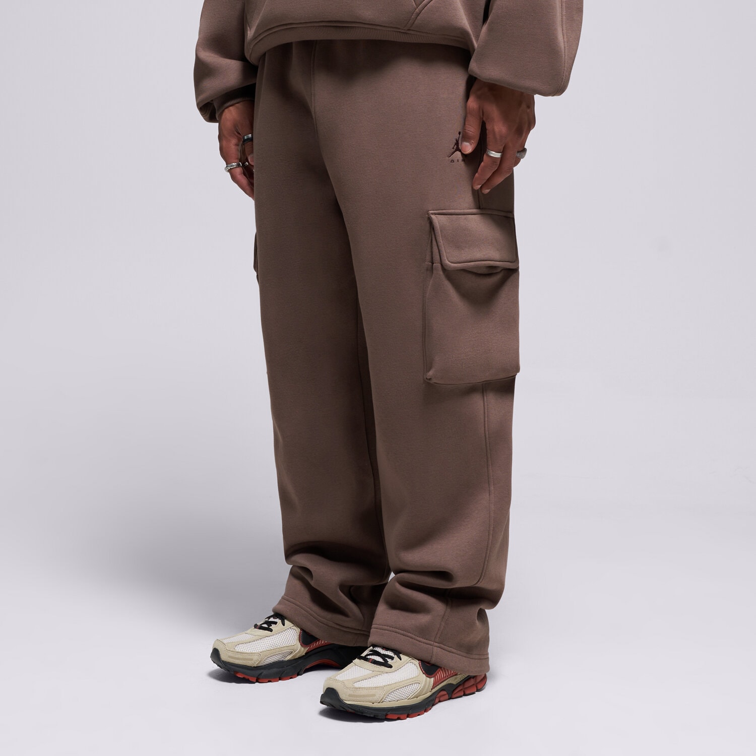 Herren Hosen JORDAN HOSE M J BRK OVZ FLC CRGO PNT BB IO1816-274 Braun