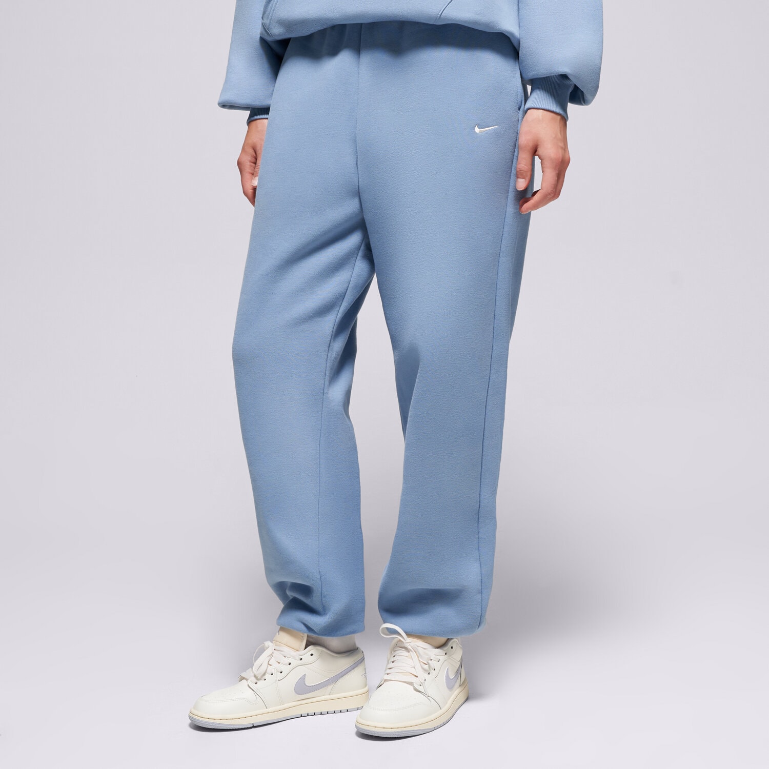 Damen Hosen NIKE HOSE W NK STDO FLC OS CFF PNT IM8074-486 Blau