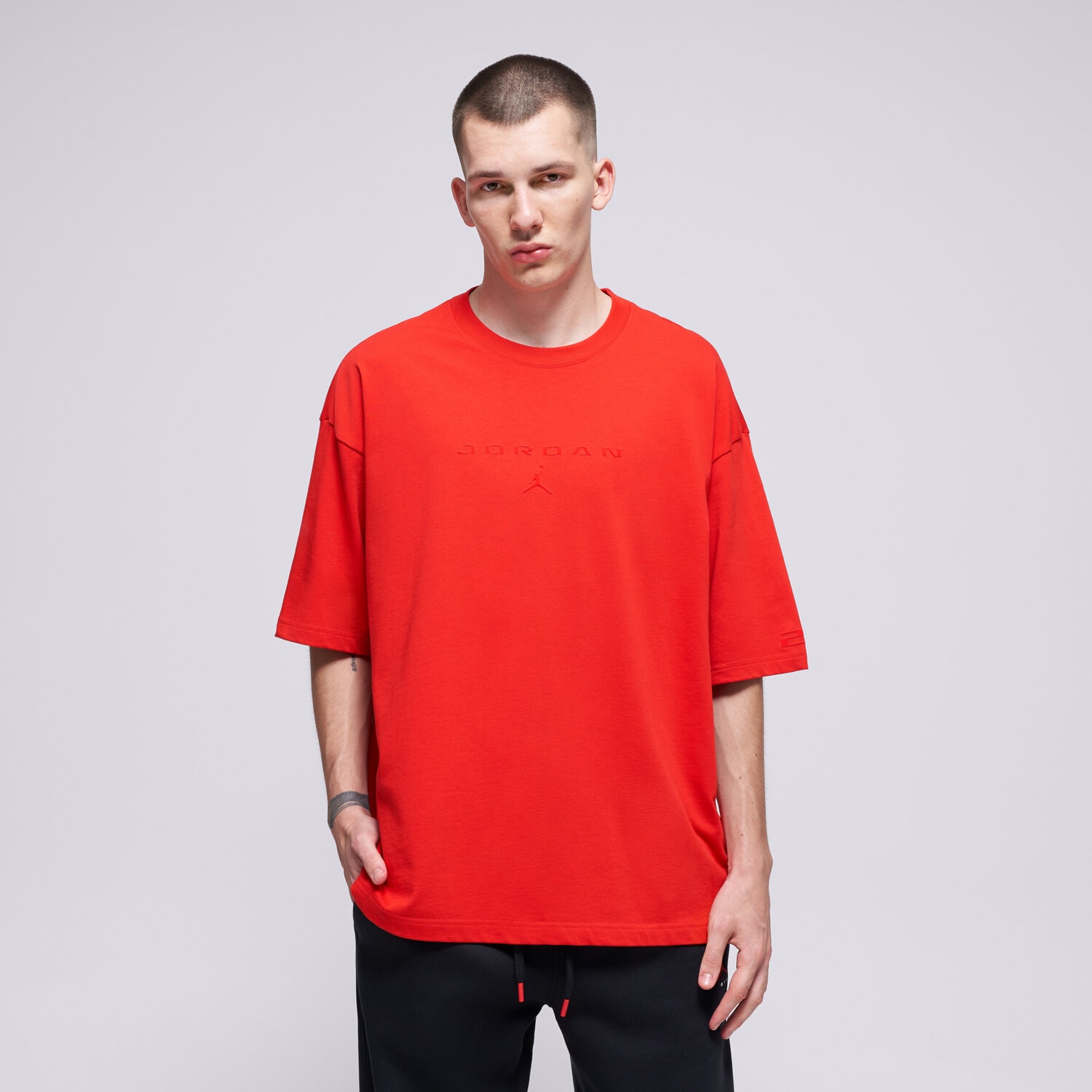 Herren T-Shirt JORDAN T-SHIRT M J FLT S 96 OS GFX SS CREW IO0049-657 Rot