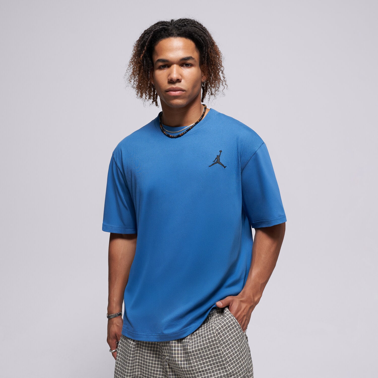 Herren T-Shirt JORDAN T-SHIRT M J JUMPMAN EMB SS CREW IF5566-485 Blau