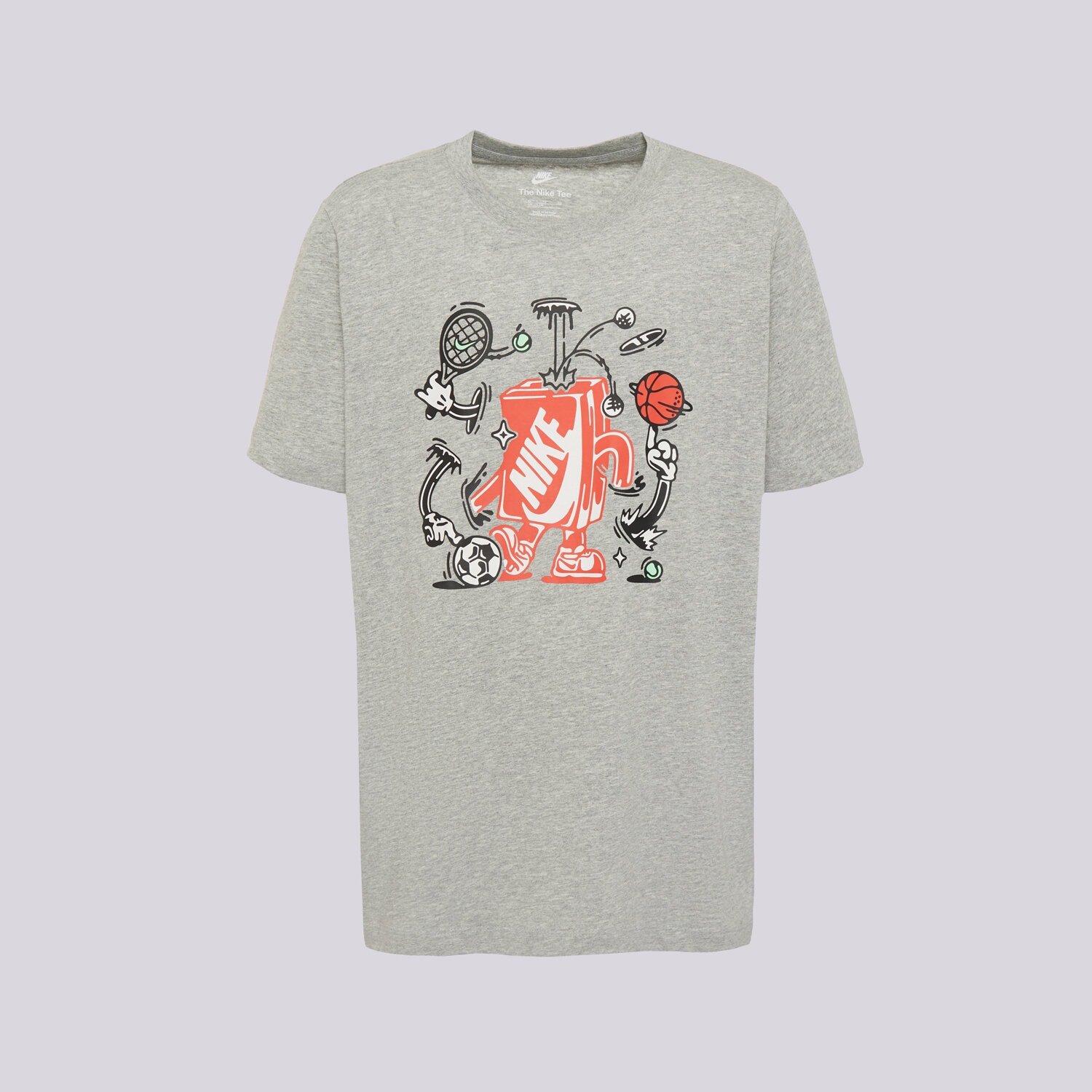 Kinder T-Shirt NIKE T-SHIRT K NSW TEE BOXY MLT SPT BOY IO1995-063 Grau