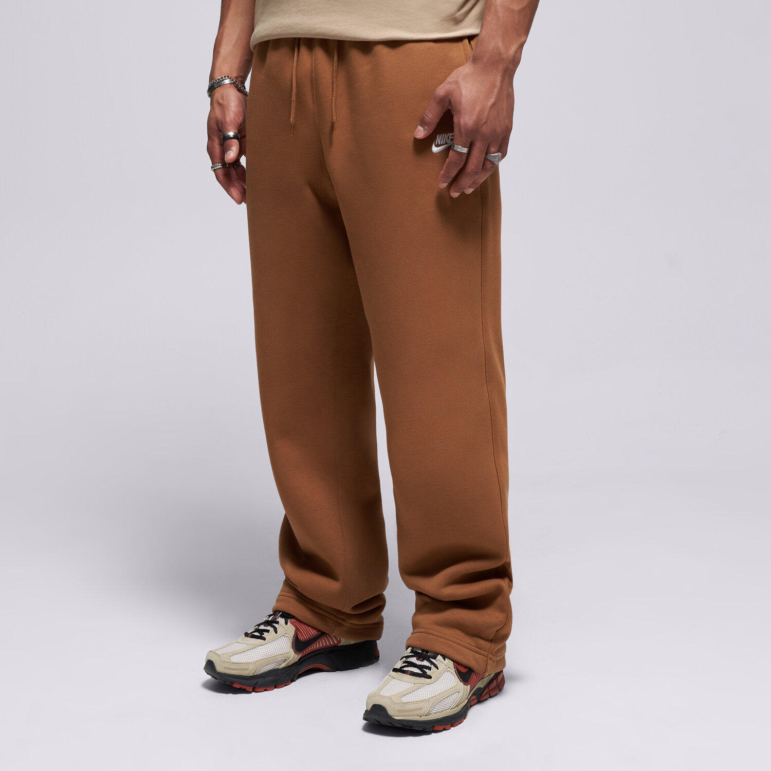 Herren Hosen NIKE HOSE M NK CLUB BB BUNGEE PANT IF0488-270 Braun
