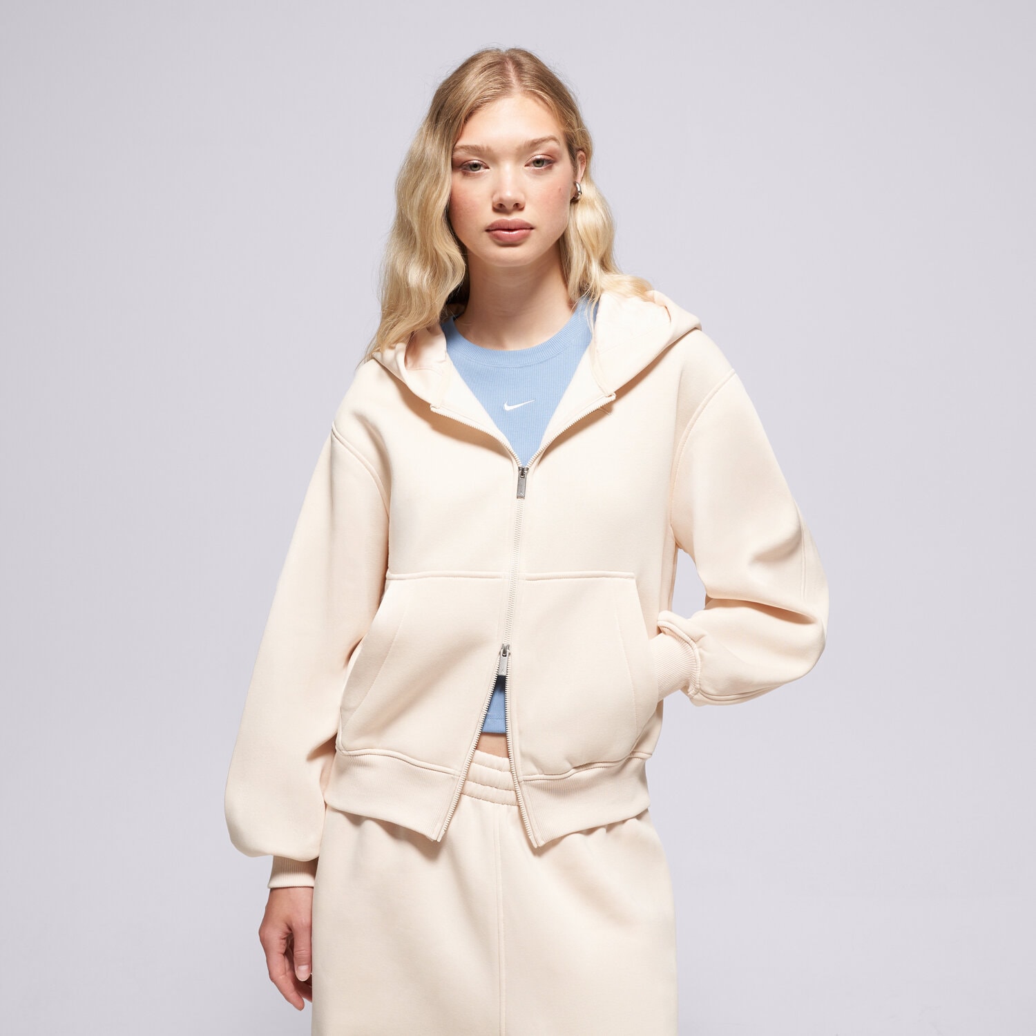 Damen JORDAN SWEATSHIRT MIT REIßVERSCHLUSS   Z KAPTUREM W J BRK FL IM7282-272 Beige