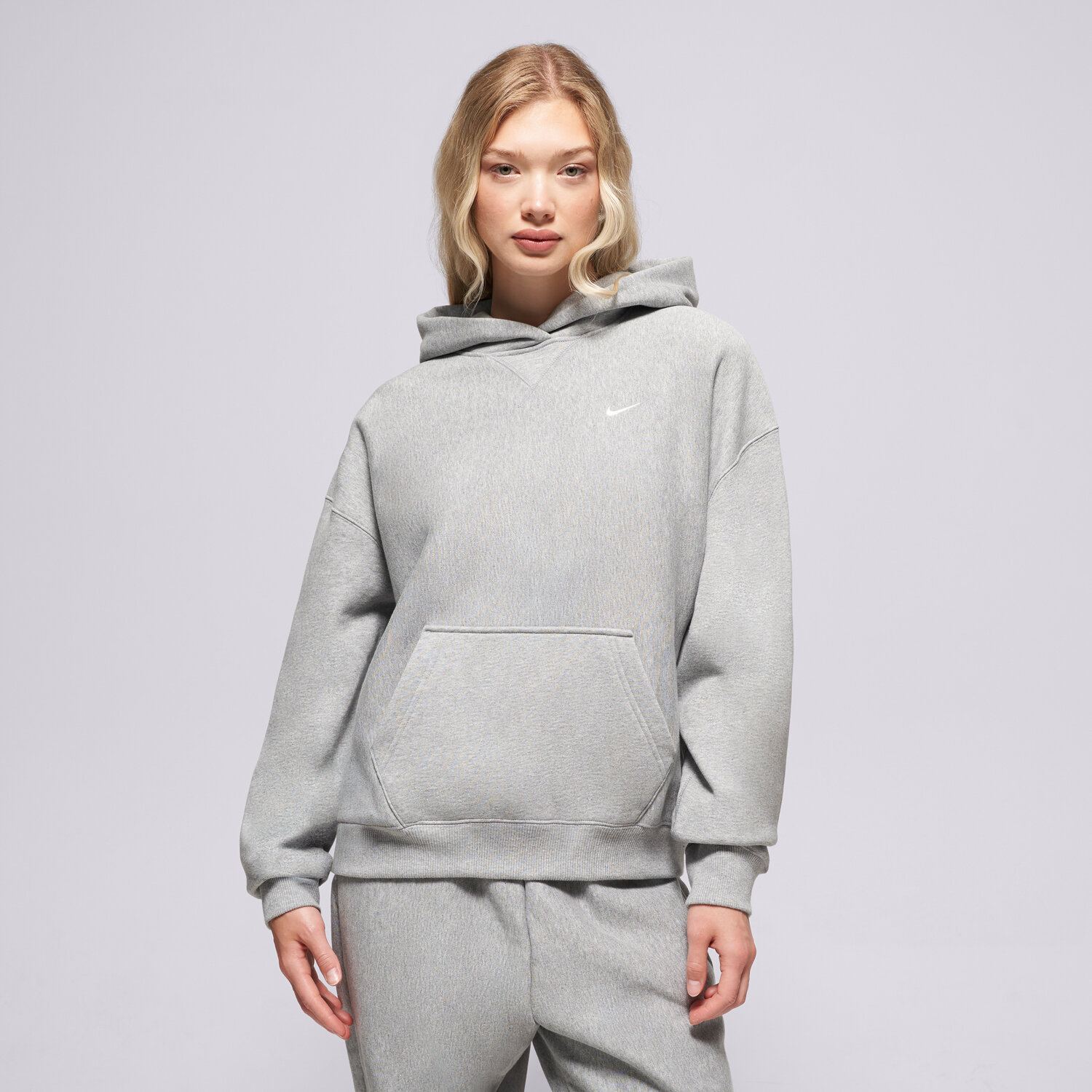 Damen NIKE HOODIE W NK STDOOS FLC HVY IO2105-063 Grau