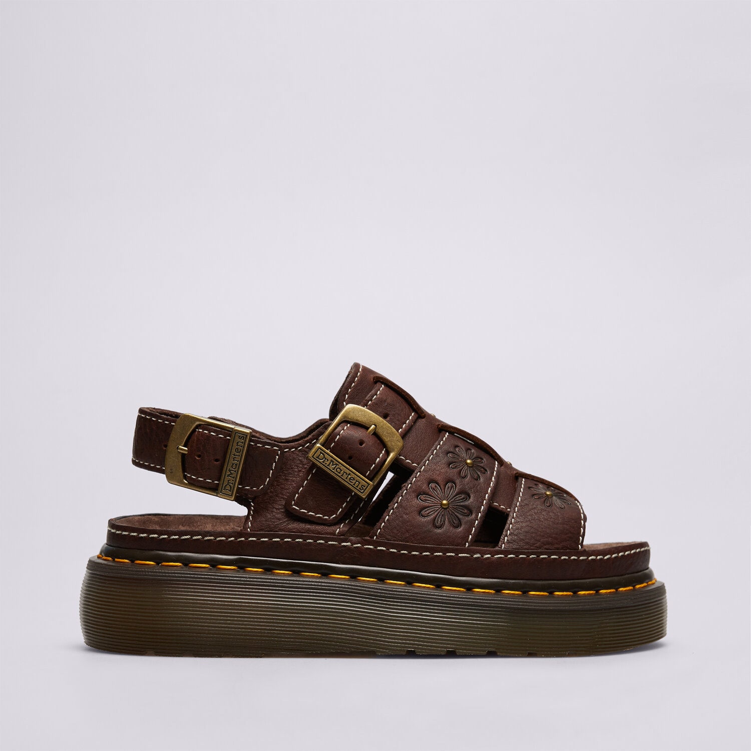Damen Casual Schuhe DR.MARTENS WRENLIE OPEN FL SANDAL 42339200 Braun