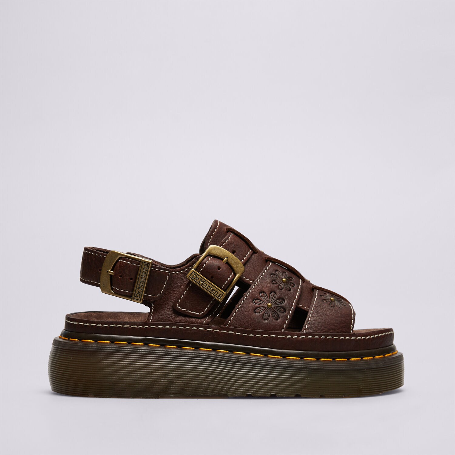 Damen Casual Schuhe DR.MARTENS WRENLIE OPEN FL SANDAL 42339200 Braun