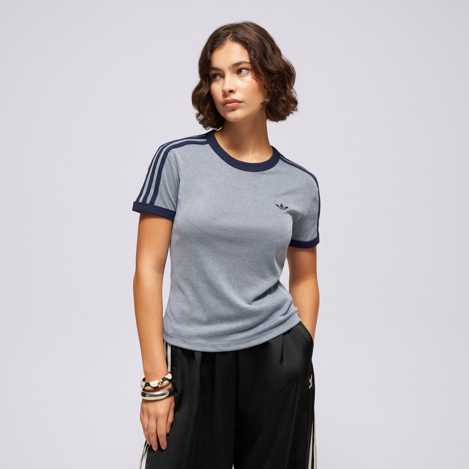 Damen T-Shirt ADIDAS T-SHIRT 3S CALI TEE KS6790 Blau