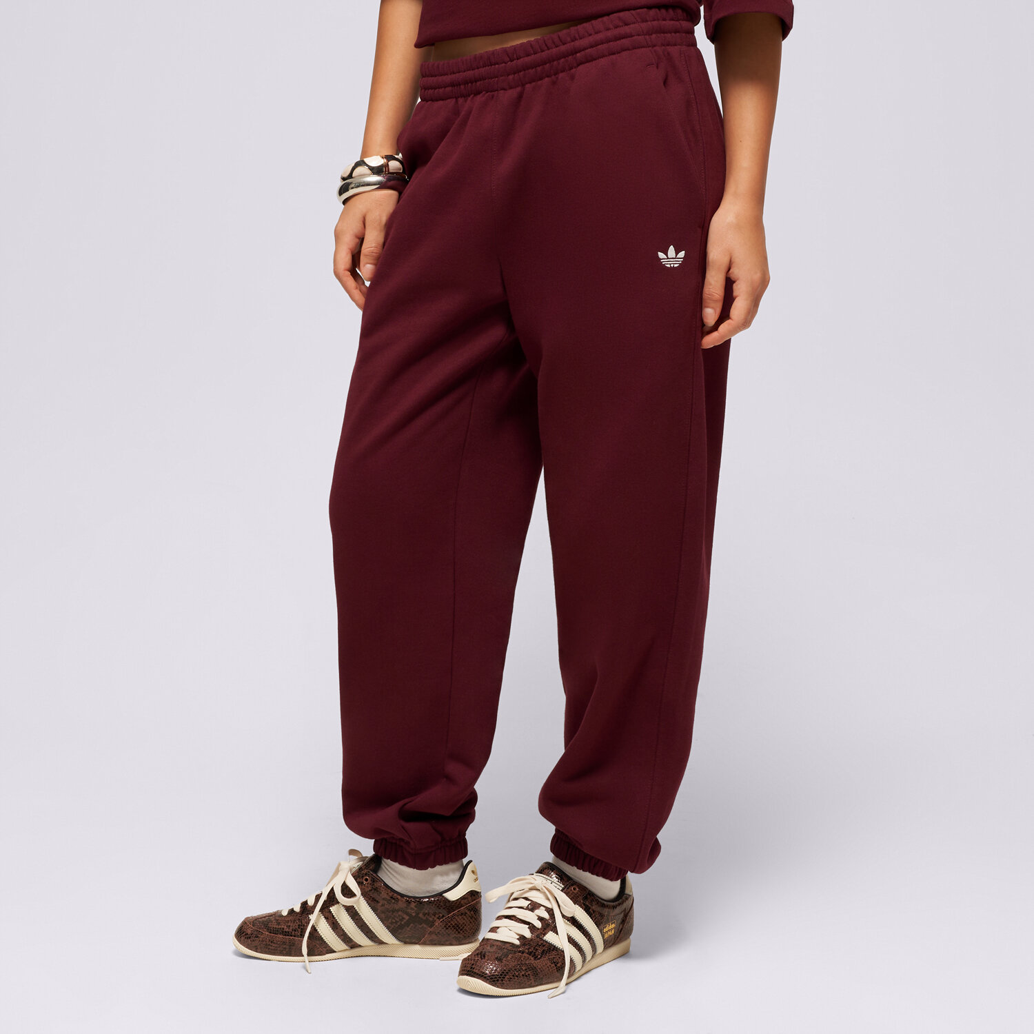 Damen Hosen ADIDAS HOSE ESS FL JOGGER KT2265 Violet