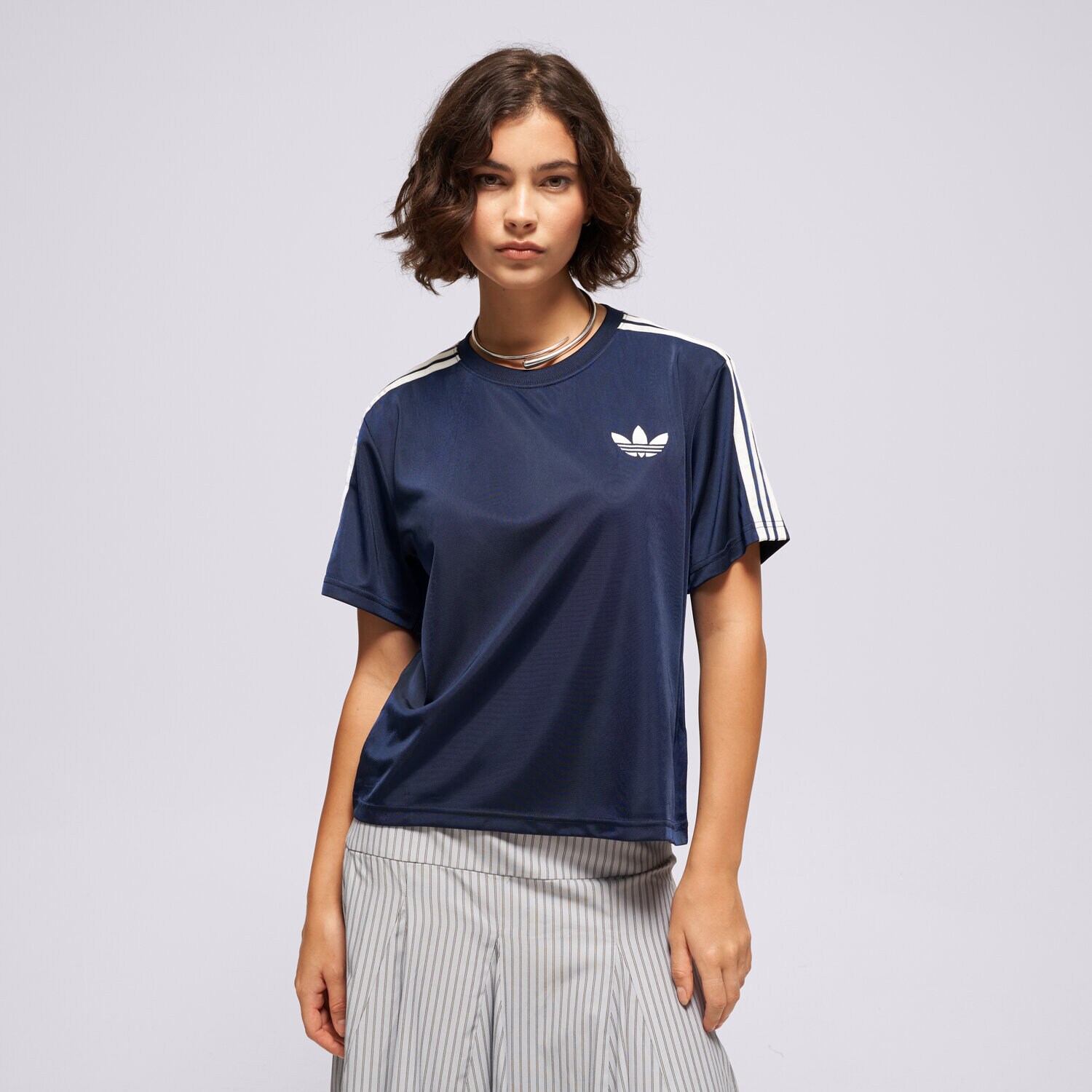 Damen T-Shirt ADIDAS T-SHIRT FB TEE KS4801 Dunkelblau