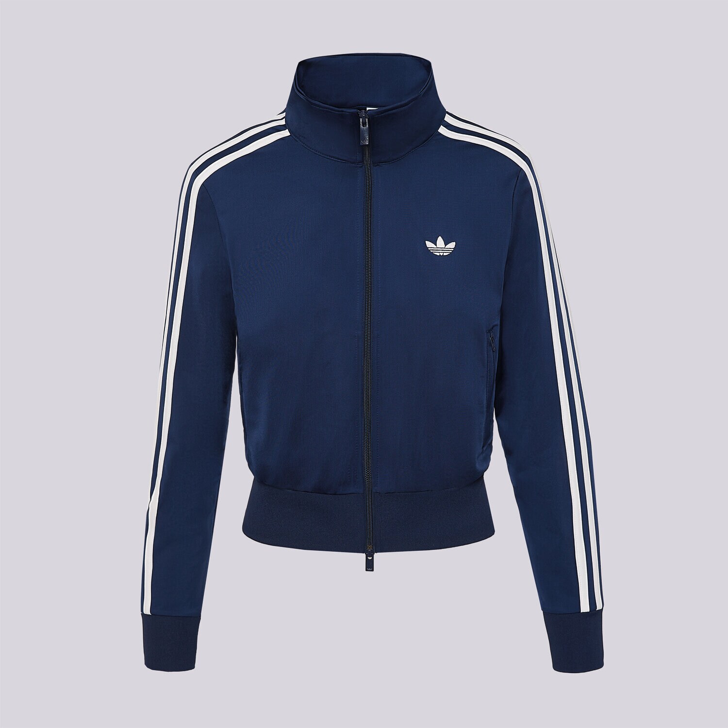Damen ADIDAS SWEATSHIRT MIT REIßVERSCHLUSS FB CLASSIC TT KV9551 Dunkelblau