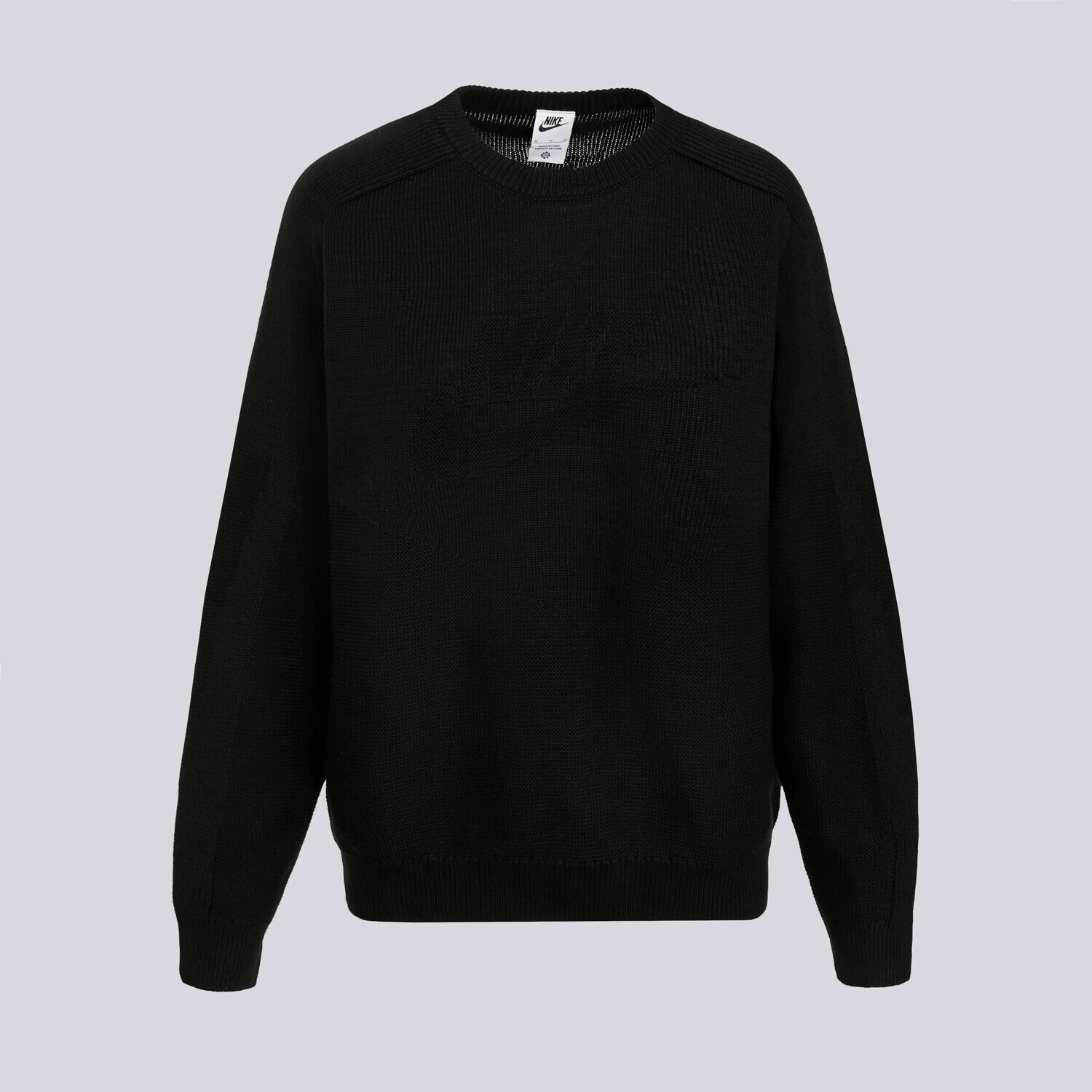 Kinder NIKE PULLOVER K NSW CLN CREW SWEATER IO1703-010 Schwarz