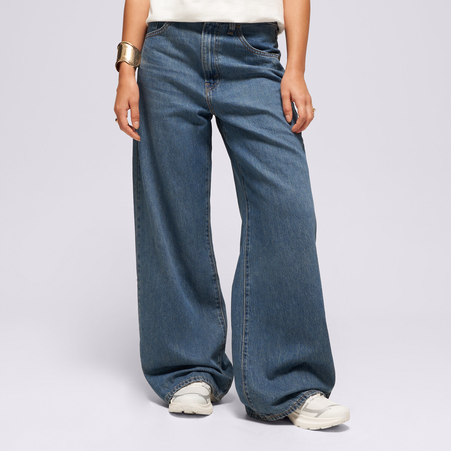 Damen Hosen LEVI'S HOSE CINCH BAGGY 001UP-0002 Blau