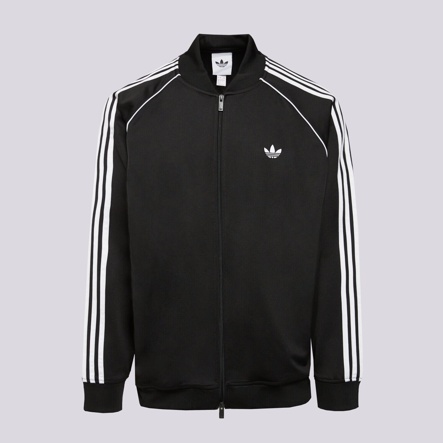 Herren ADIDAS SWEATSHIRT MIT REIßVERSCHLUSS SST TT KR1342 Schwarz