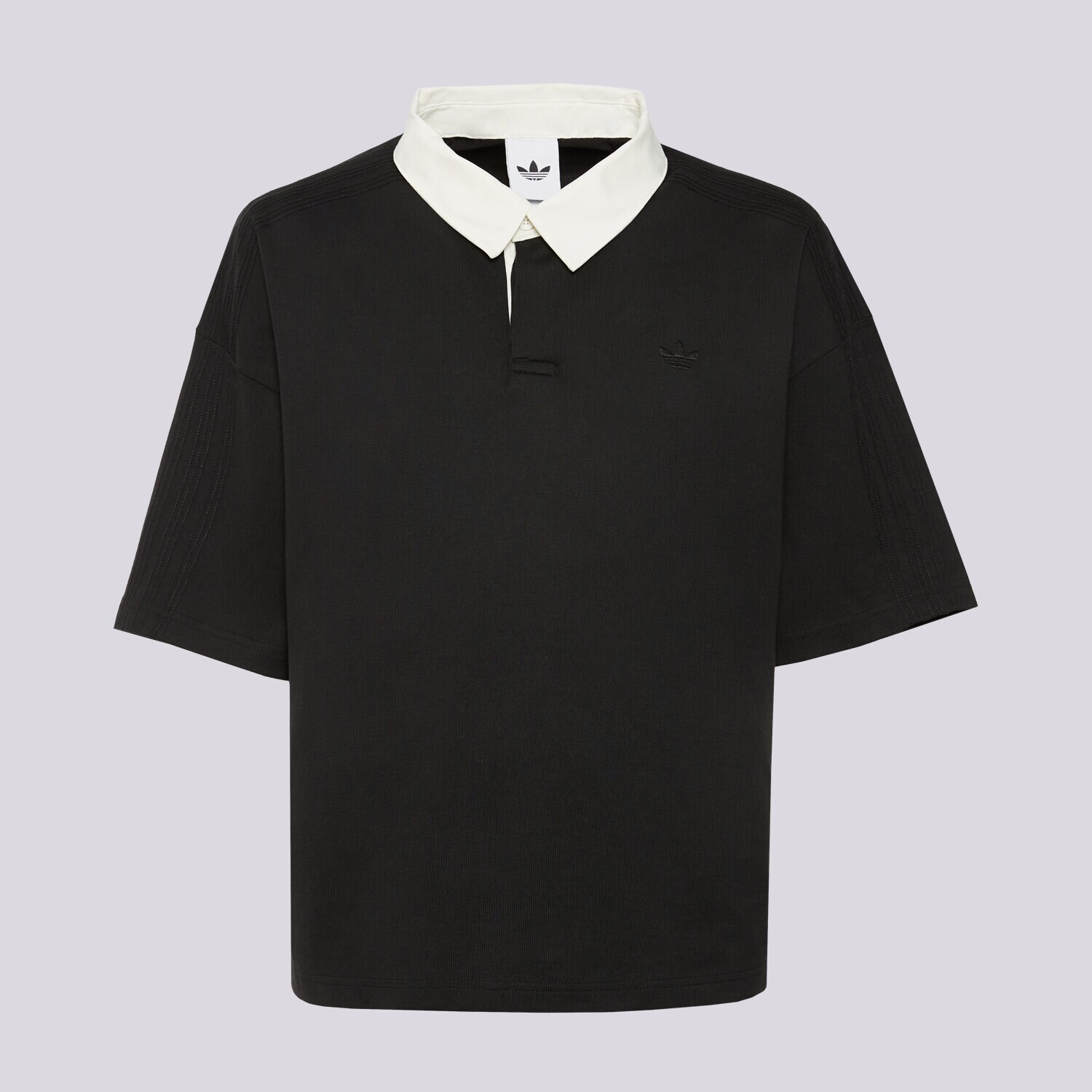 Herren Polo-Shirt ADIDAS POLO P ESS TEE KS1619 Schwarz