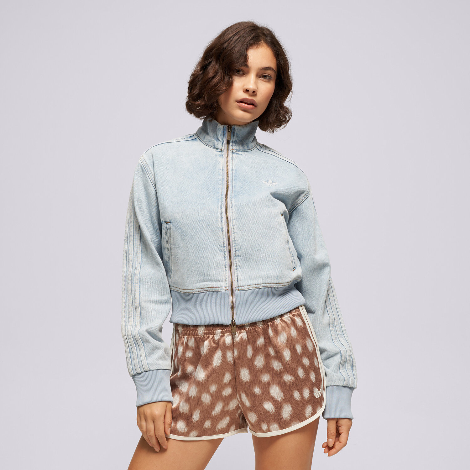 Damen ADIDAS JACKE MIT REIßVERSCHLUSS FB TT D KQ6492 Blau