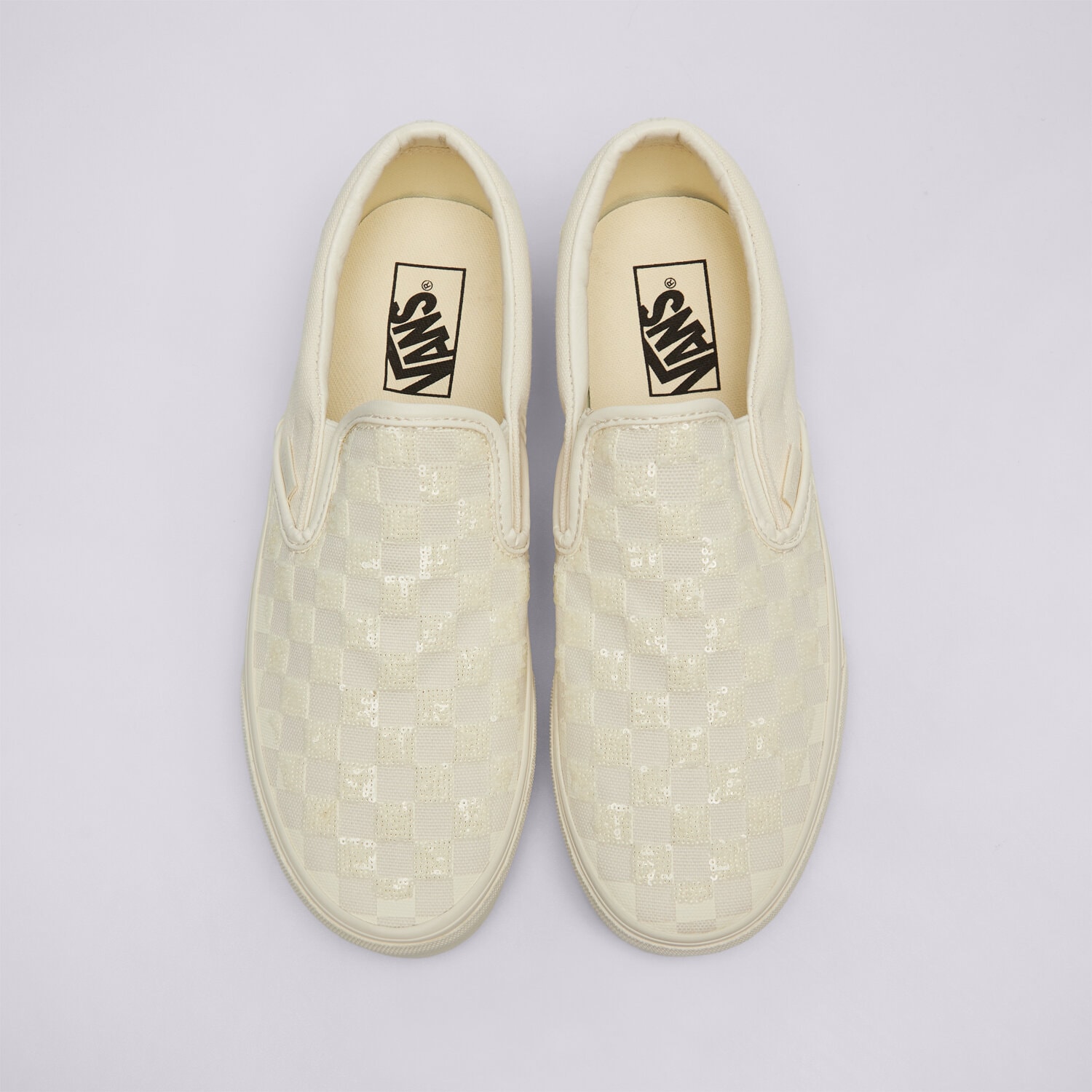 Vans CLASSIC SLIP ON - Slip-ons - beaded white checkerboard — foto 5