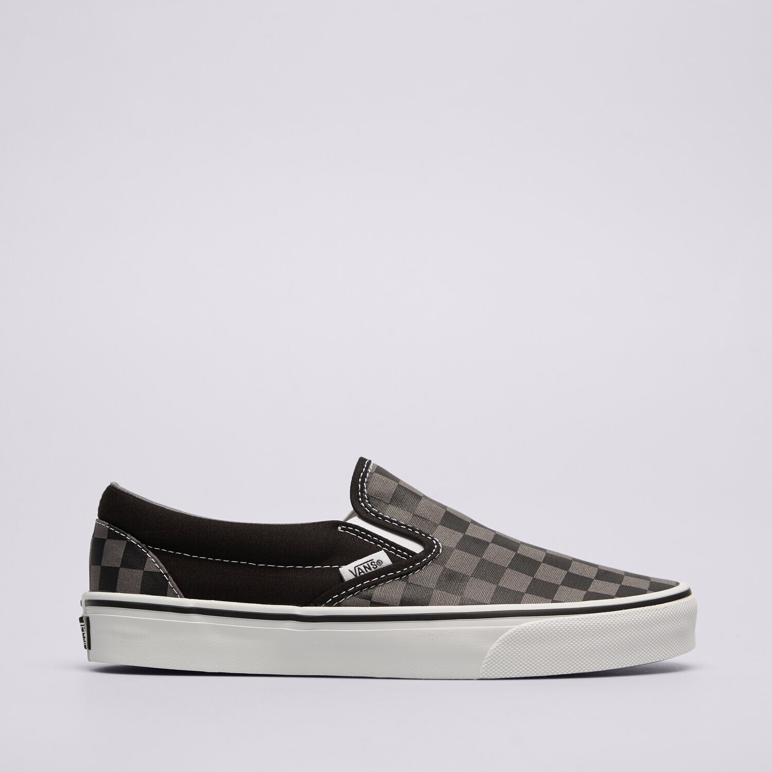 Damen Sneaker VANS CLASSIC SLIP-ON BLACK/PEWTER CHECKERBOARD VN000EYEBPJ1 Schwarz