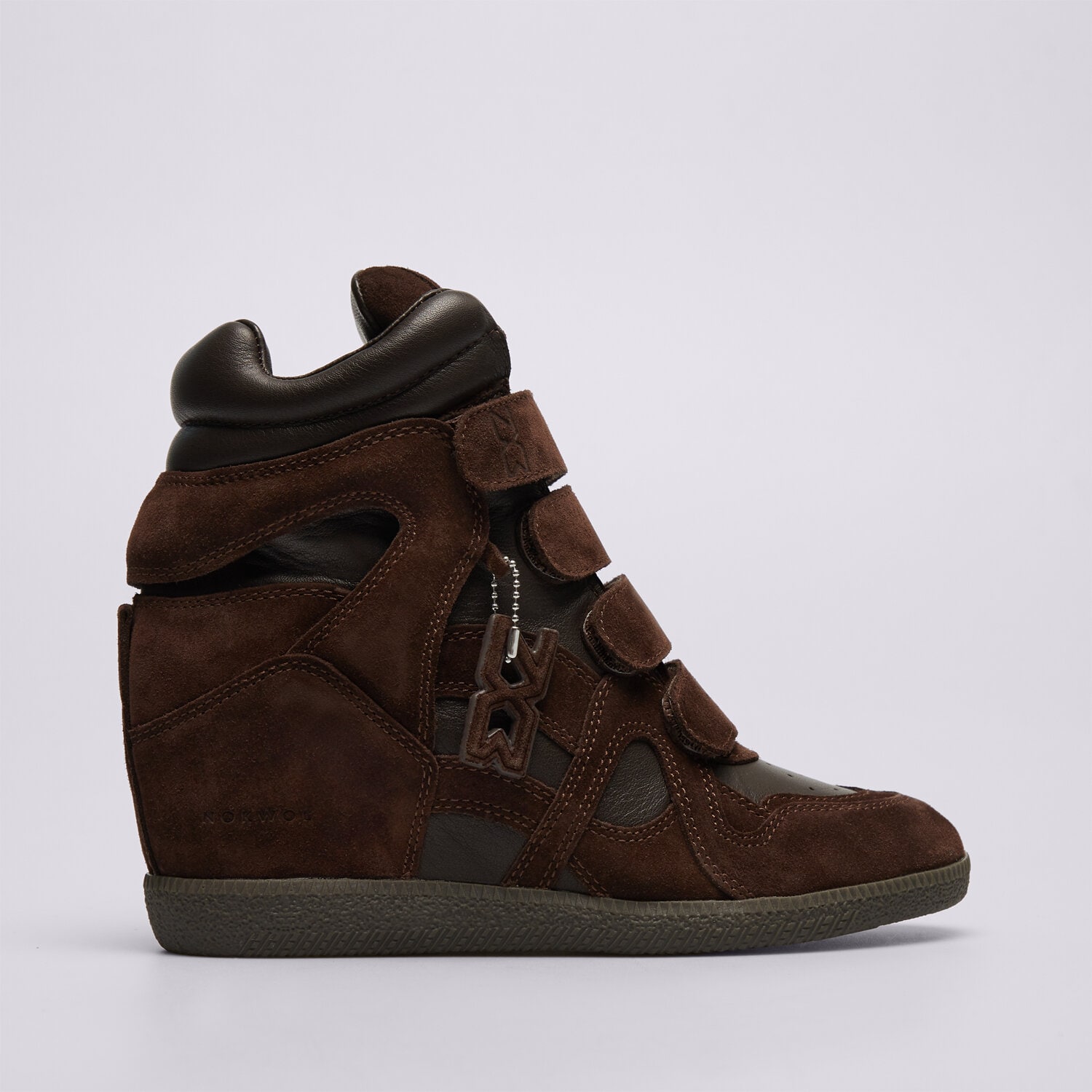Damen Sneaker NOKWOL EDEN BROWN LEATHER SUEDE NKEDENBROWN Braun