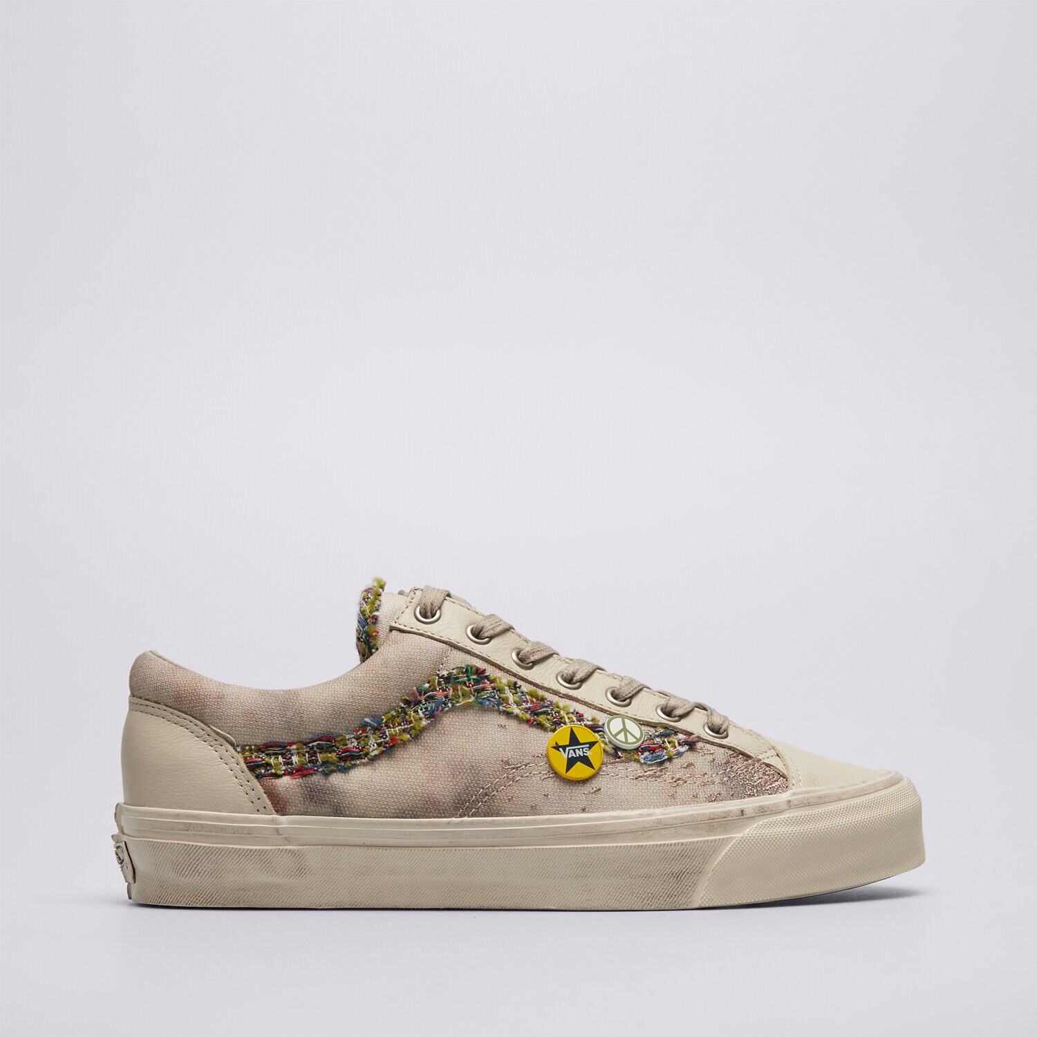 Herren Skaterschuhe VANS LX OLD SKOOL 36 SOUVENIR OATMEAL  VN000E8V2N11 Weiß