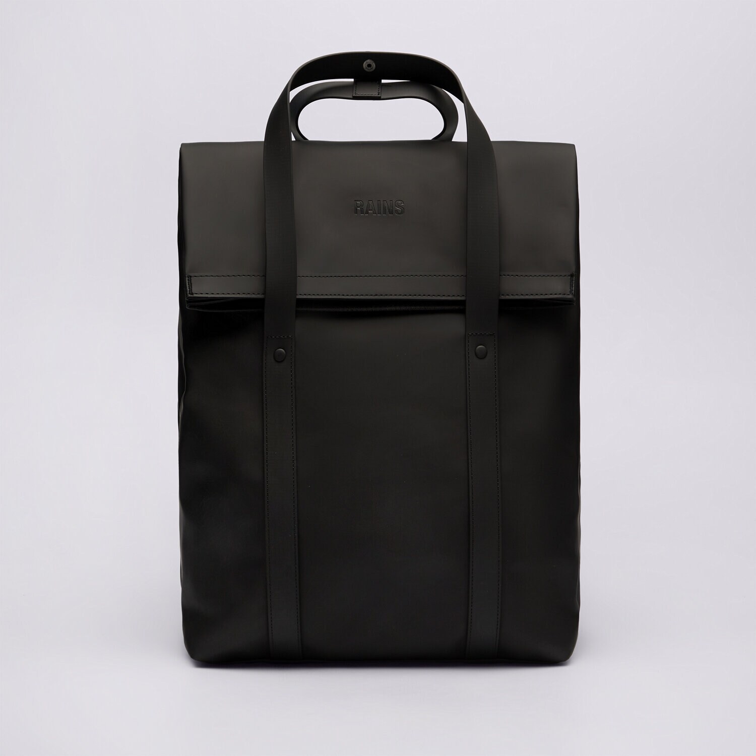 Damen Rucksack RAINS RUCKSACK 2 WAY TOTE BACKPACK W3 12940-01 Schwarz