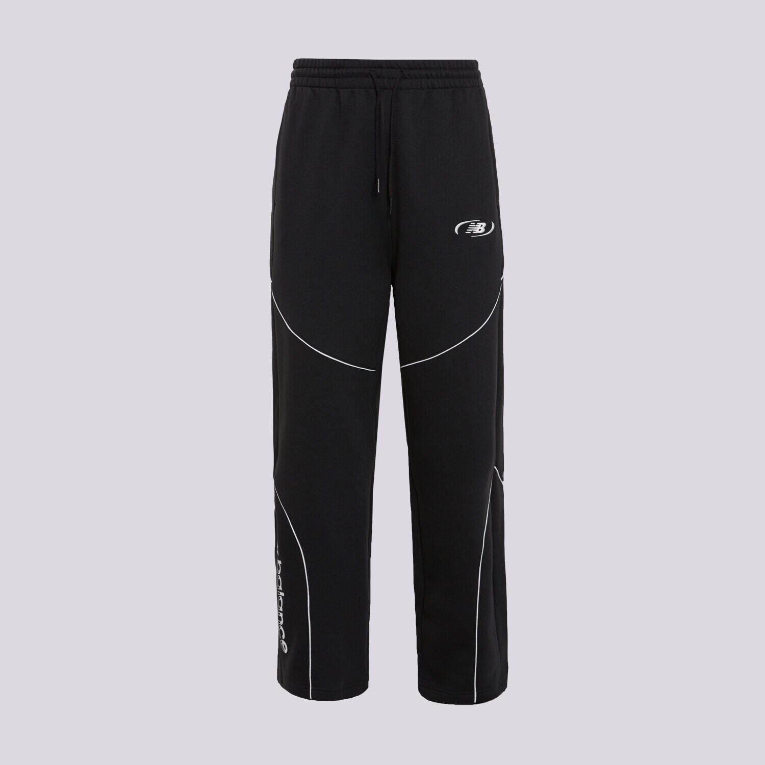 Herren Hosen NEW BALANCE HOSE TRACKSIDE FLEECE PANT MB62G6ZVBK Schwarz