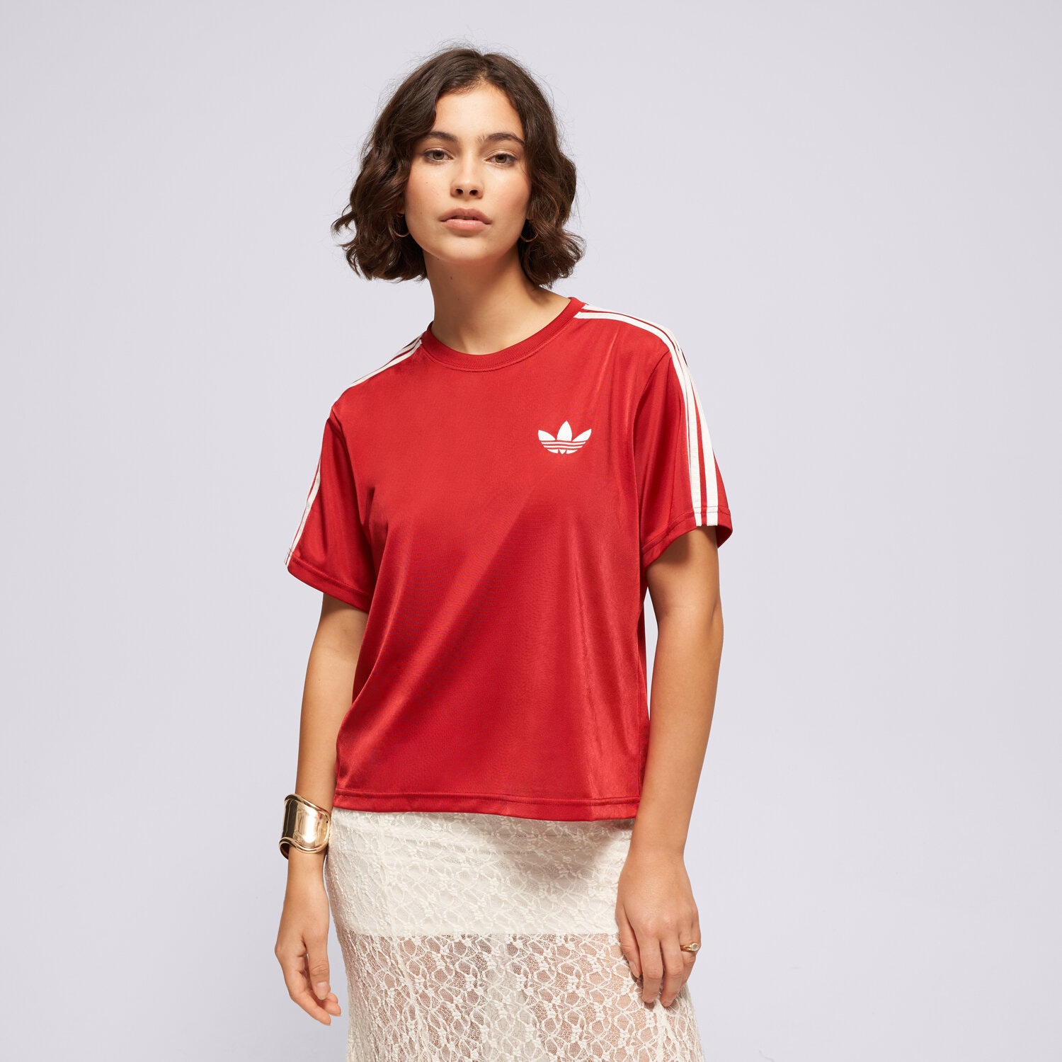 Damen T-Shirt ADIDAS T-SHIRT FB TEE KS4802 Rot