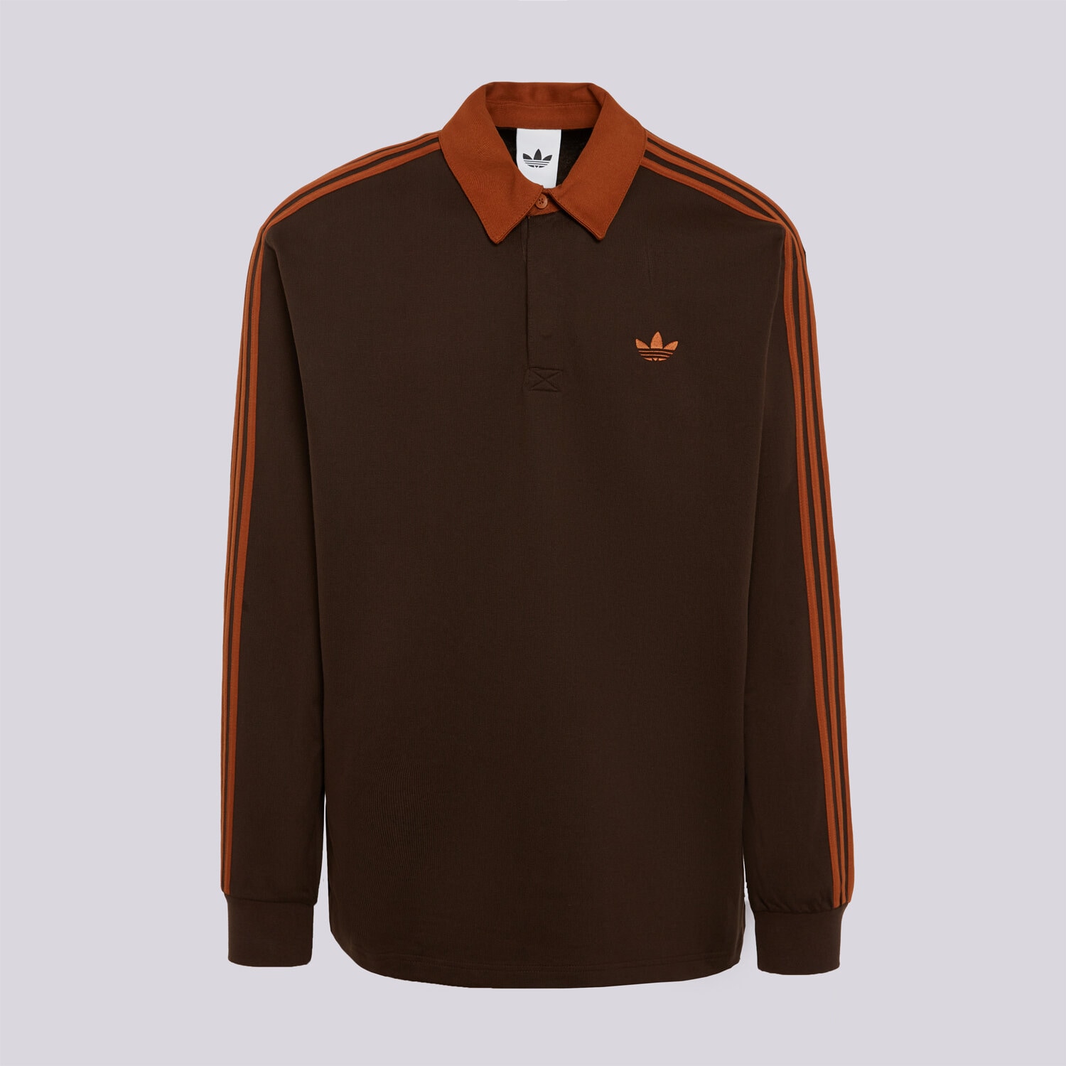 Herren Polo-Shirt ADIDAS POLO 3S PL KE4112 Braun