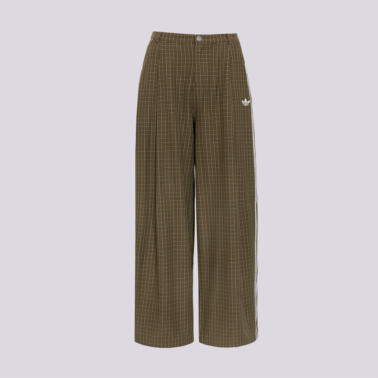 Damen Hosen ADIDAS HOSE CHECKS TROUSER LE8308 Khaki
