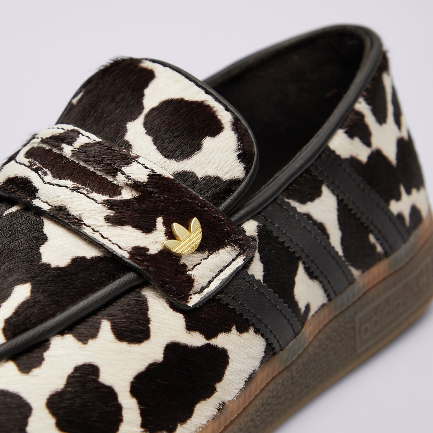 adidas Handball Spezial Loafer Cow Print Black White (Women's) — foto 7