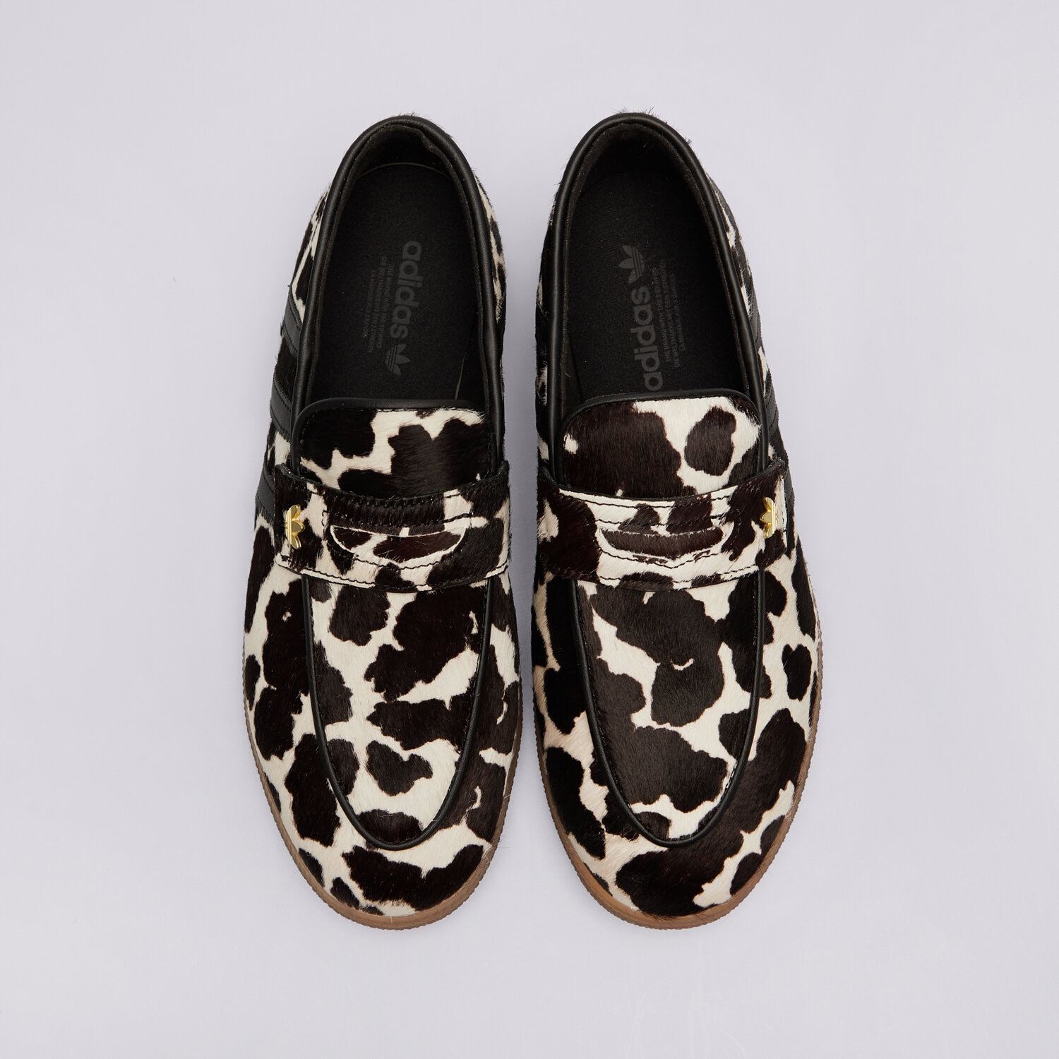adidas Handball Spezial Loafer Cow Print Black White (Women's) — foto 4