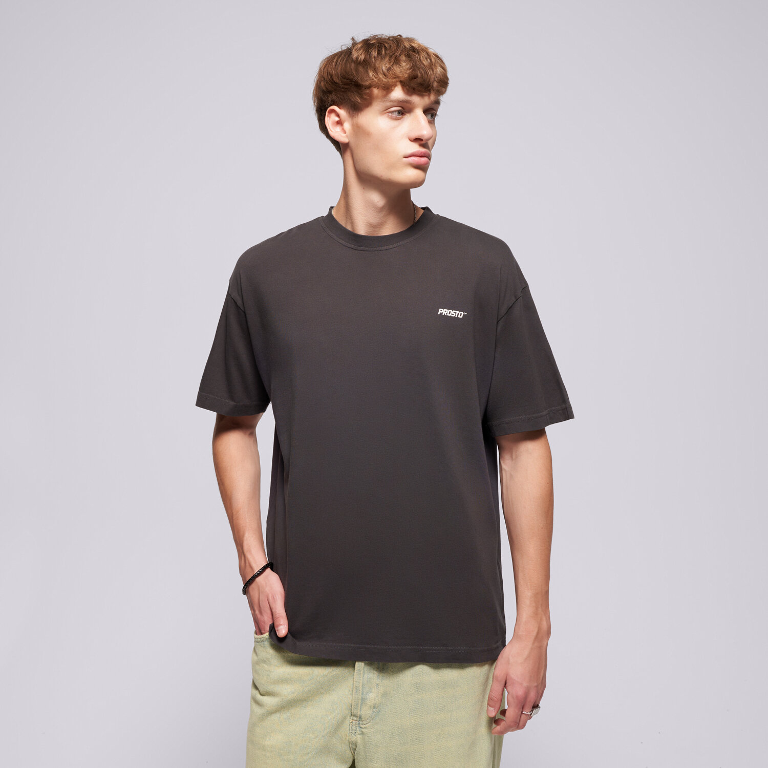 Herren T-Shirt PROSTO T-SHIRT 1999 Glitch Black KL263MTEE1202 Schwarz