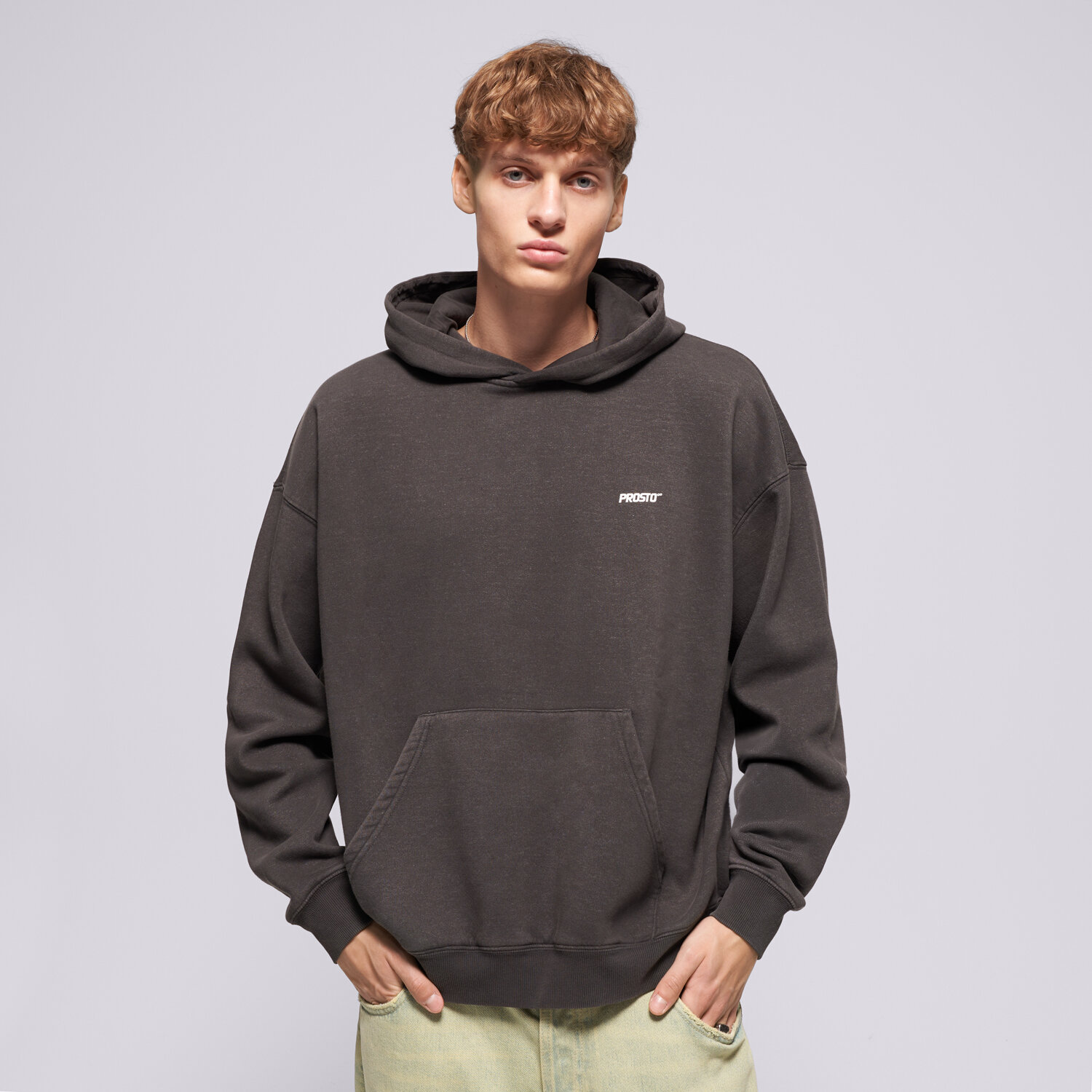 Herren PROSTO HOODIE 1999 Glitch Black KL263MSWE2301 Schwarz