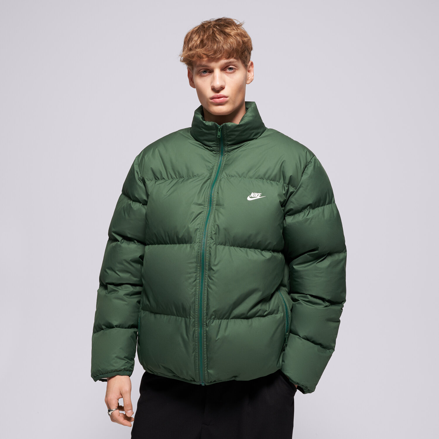 Herren Winterjacke NIKE DAUNENJACKE M NK TF CLUB PUFFER JACKET 650 IB2975-323 Grün