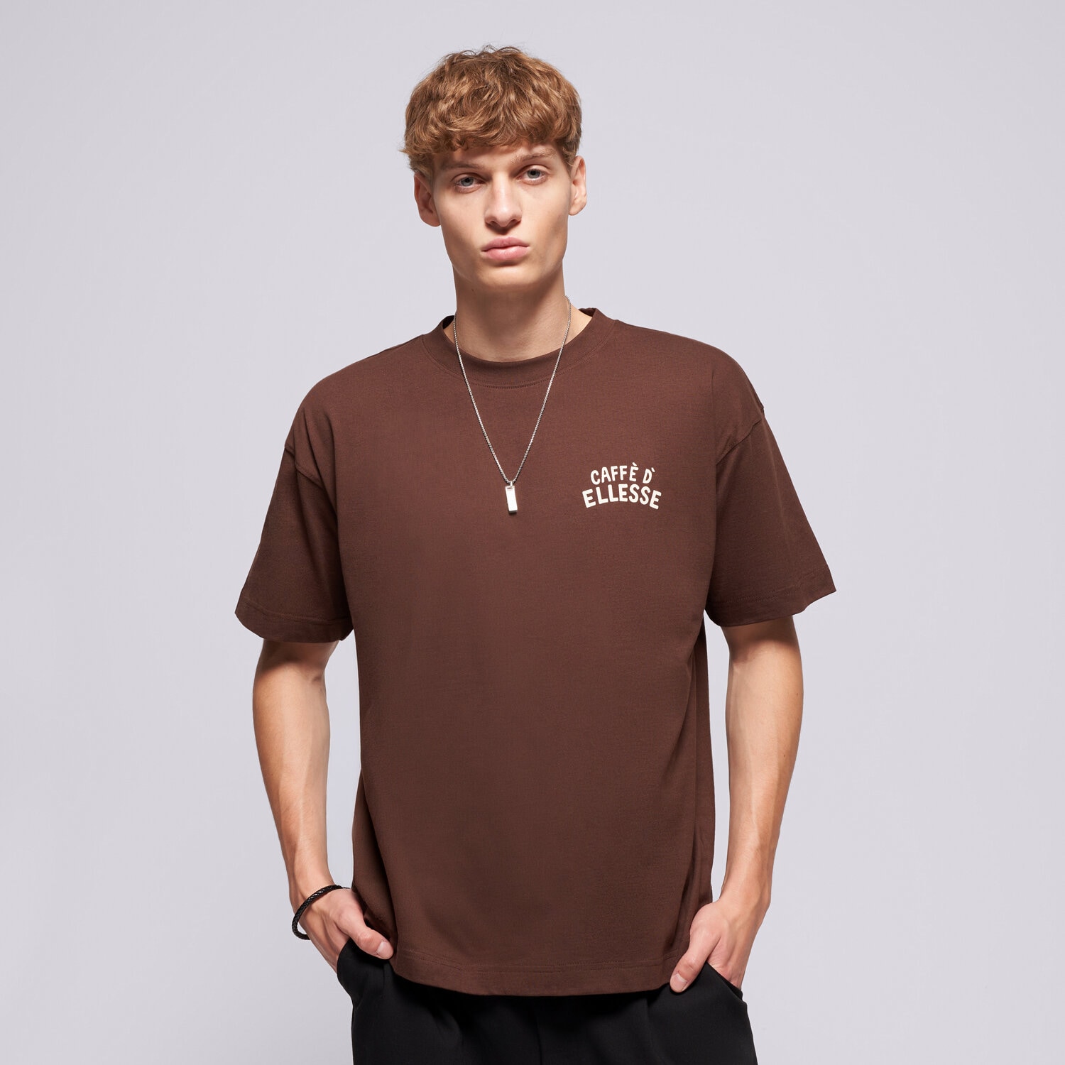Herren T-Shirt ELLESSE T-SHIRT CAFFE TEE SHD24647202 Braun