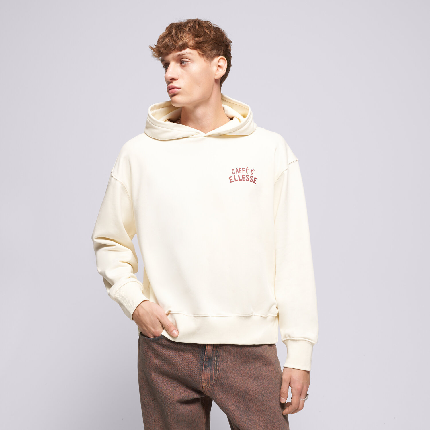 Herren ELLESSE HOODIE CAFFE HOODIE SHD24648932 Weiß