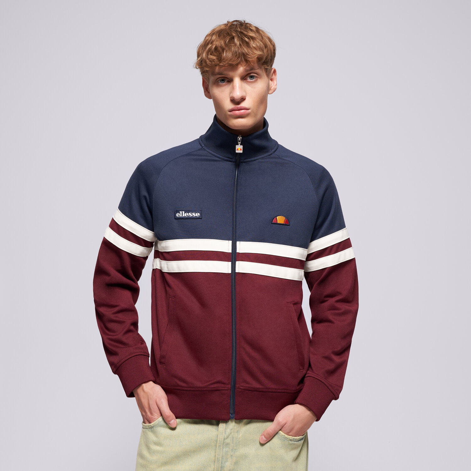 Herren ELLESSE SWEATSHIRT MIT REIßVERSCHLUSS   RIMINI TRACK JACKET SHB00892803 Multicolor
